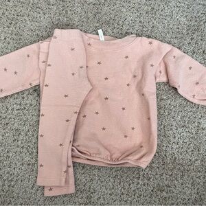 Rylee + Cru Pink Star Kids Matching Set